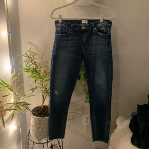 Hudson raw- hem jeans